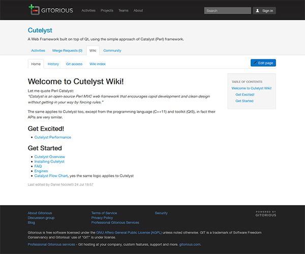 Qt/C++ベースによるWebアプリケーションフレームワーク「Cutelyst 0.2」公開